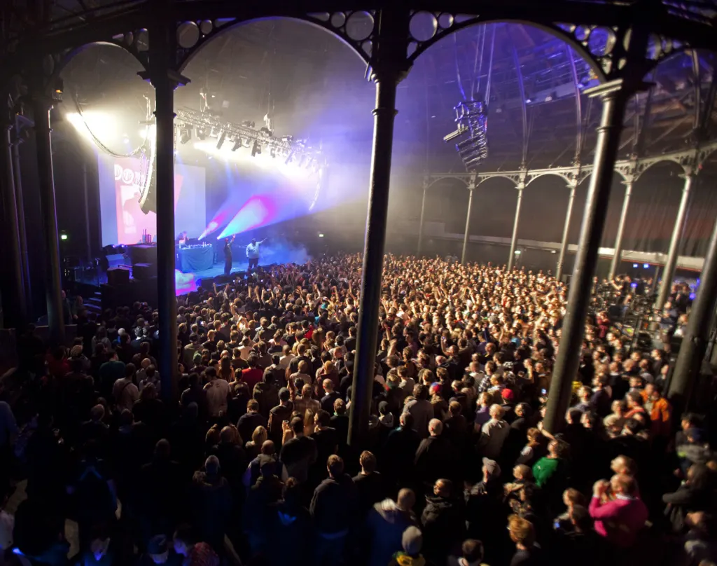 MF DOOM performing at the Roundhouse, London